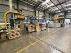 Goldco ELEVATOR/ CONVEYOR/ AUTO PALLETISER, M-TC-SG01 elevator/ conveyor, serial no. E9813999014,