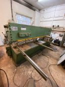 Elga Model 1014 Hydrashear 10ft x ¼in ELECTRO HYDRAULIC GUILLOTINE, serial no. 101473688, 440VPlease