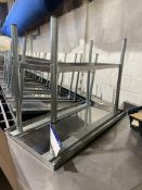 Two Stainless Steel BenchesPlease read the following important notes:- ***Overseas buyers - All lots