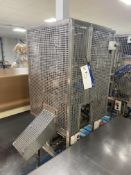 STAINLESS STEEL APPLE SPIKING MACHINE, approx. 1m x 650mm x 1.8m high overall, 240VPlease read the