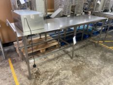 Stainless Steel Bench, approx. 2.3m x 700mmPlease read the following important notes:- ***Overseas