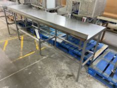 Stainless Steel Bench, approx. 2.3m x 700mmPlease read the following important notes:- ***Overseas
