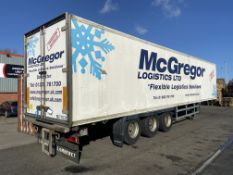 Lambert YS-2P5 38,000kg cap. 40ft Refrigerated Trailer, serial no. BX4834, VIN. 43R08324, year of