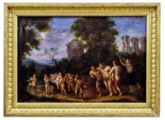 Der trunkene Silen, Römische Schule, E. 17. Jh.