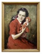 Rezes Molnár, Lajos: Mädchen mit Puppe