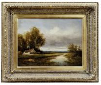 Bilders, George: Holländische Landschaft mit Gehöft an einem Weiher