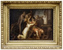 Hektors Abschied von Andromache, Deutscher Klassizist, 19. Jh.