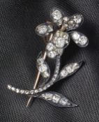 Zitternde Brillantbrosche, Um 1880