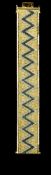 Breites Tricolor-Goldarmband, Vicenza, 2. H. 20. Jh.