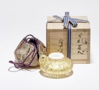 Fujita, Kyohei: Teebehältnis (Chaire) in Seidenbeutel (shifuku)