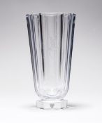 Vase mit Muscheltaucherin, Glashütte Orrefors, Schweden - 20. Jh.
