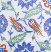 Große Fliese, Iznik, um 1600