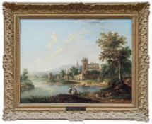 Griffier, Jan: Flusslandschaft mit Burgruine