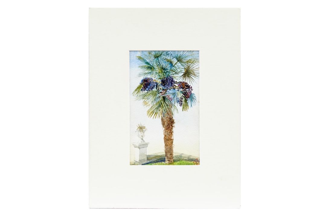 Selmersheim-Desgranges, Jeanne: Parklandschaft mit Palme