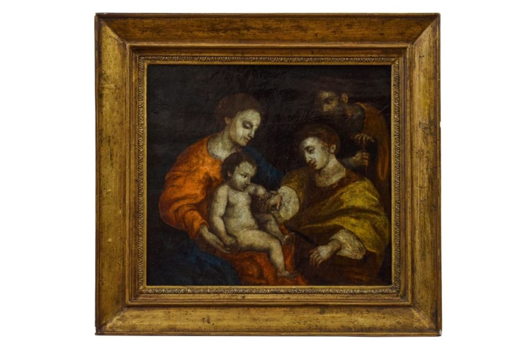 Die mystische Vermählung der heiligen Katharina, 17./18. Jh., Correggio Nachfolger