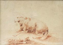 Ruhendes Schaf, 17./18. Jh.