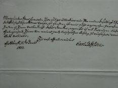 Hessen-Kassel - Dankschreiben 1833