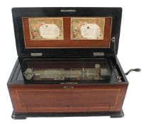 Großes Walzenspielgerät mit zwei