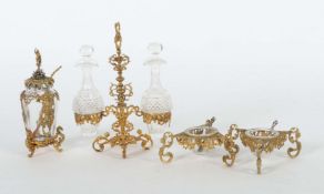 Historismus-Gewürzgarnitur um 1900,