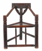 Victorianischer Eckstuhl England, um