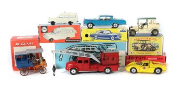 6 Modellfahrzeuge meist 1960er Jahre,