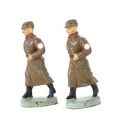 2 RAD-Soldaten Elastolin, Masse,