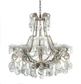 10-flammiger Kronleuchter mit