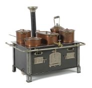 Puppenherd um 1920, geschwärtzes