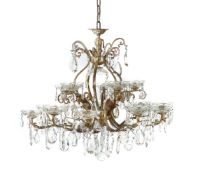 15-flammiger Kronleuchter 1. Hälfte