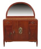 Art Déco-Sideboard mit Spiegelaufsatz