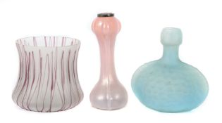 3 Jugendstilvasen Böhmen, um 1900,