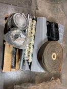 Pallet of conveyor and rollers