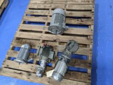 Pallet of Four Motors