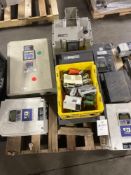 lot of electrical components