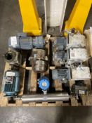 Pallet of pumps