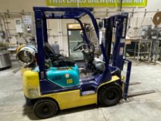 Komatsu FG15T-16 3300 Lbs Forklift