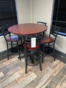 High Top Table and 4 High Top Chairs