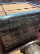 pallet of glass bottles