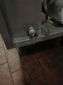 Stainless steel frame with parts and wash down motor