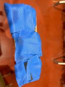 Blue mats and rack