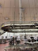 Curved Ceiling Mounted Roller Conveyor