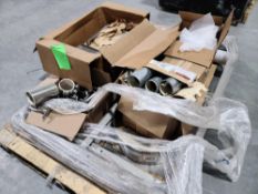 Pallet of Pipe Fittings and Closing Clamps