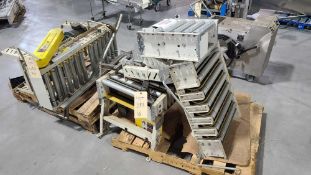 Lot of Miscellaneous Roller Conveyor