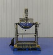 40 Gallon Stainless Steel Steam Kettle With Side Scrape Agitation