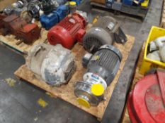 Pallet of Motors and Pumps