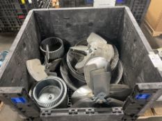 Pallet of fan parts