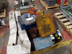 Pallet of Various Tools and parts