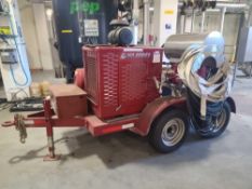 Garden Denver Water Jetting Systems Inc. Liqua-Blaster Pressure Washer with Trailer