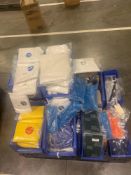Pallet of PPE and Janitorial Equipment