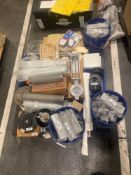 Pallet of Filters, Pulleys and Various other Items